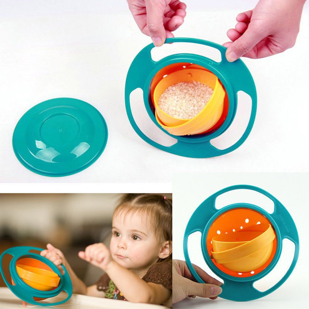 Detachable components of Ztl gyro feeding bowl for easy cleaning