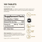 Solgar Vitamin B1 super potency dietary supplement label details