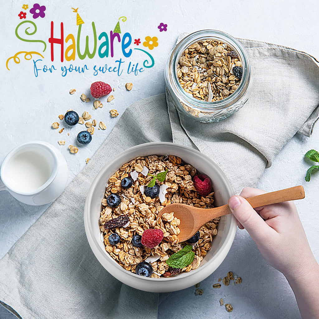Family dining with HaWare multipurpose stainless steel bowls