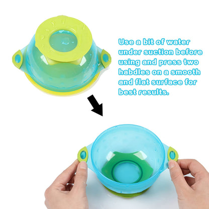 Stackable PandaEar baby bowls for organized storage