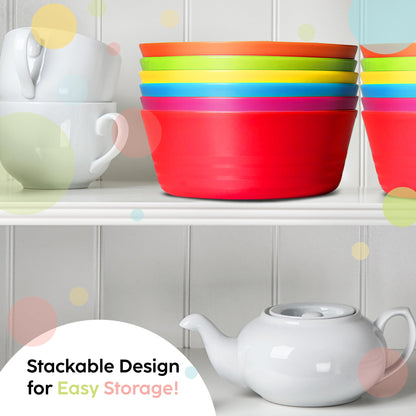 BPA free plastic bowls for toddlers on table