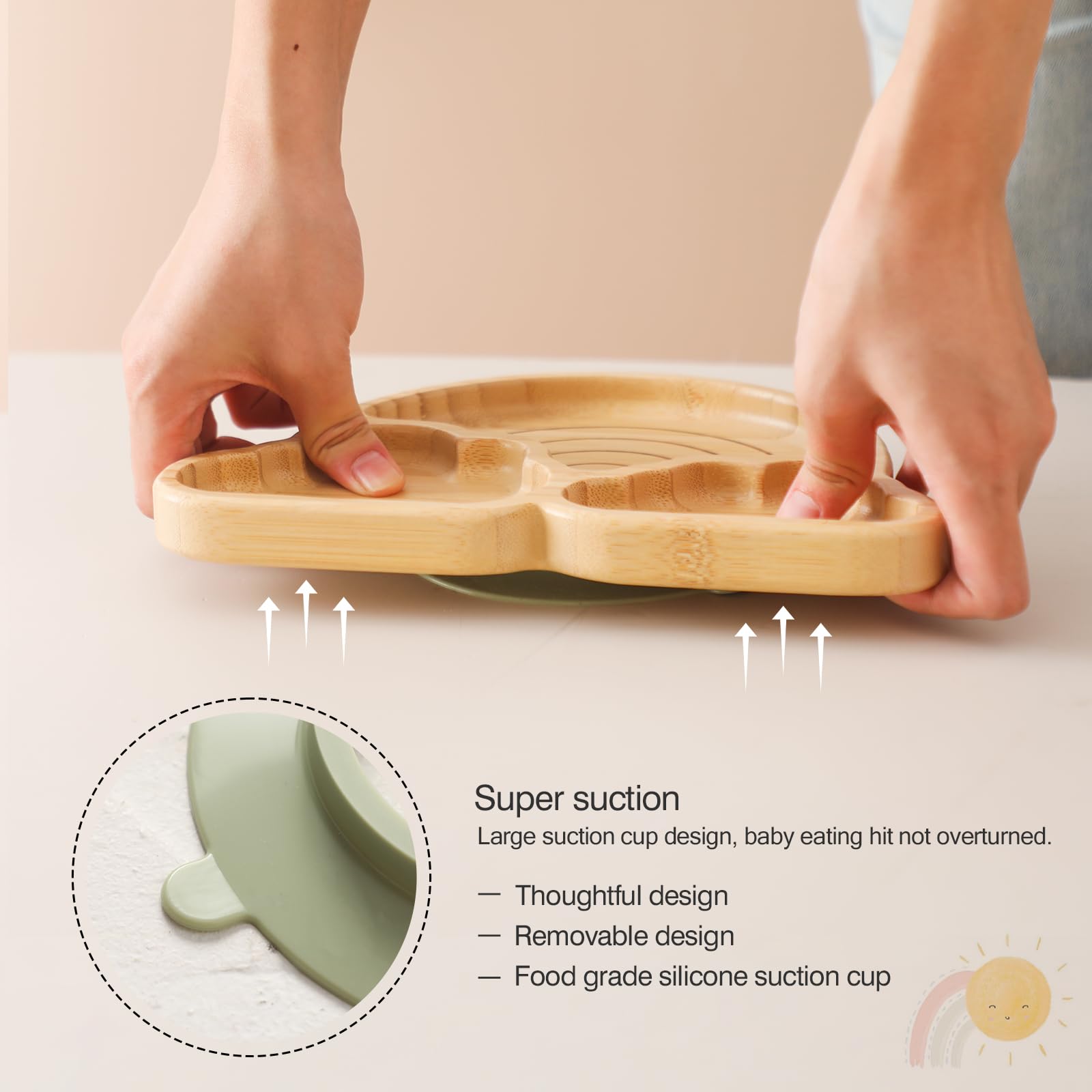 Let's Make bamboo feeding bowl for baby-led weaning