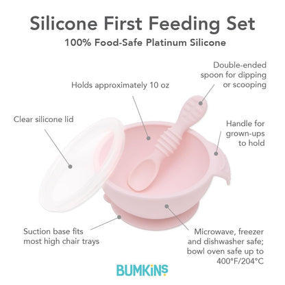 Bumkins baby led weaning set for infants four months and up