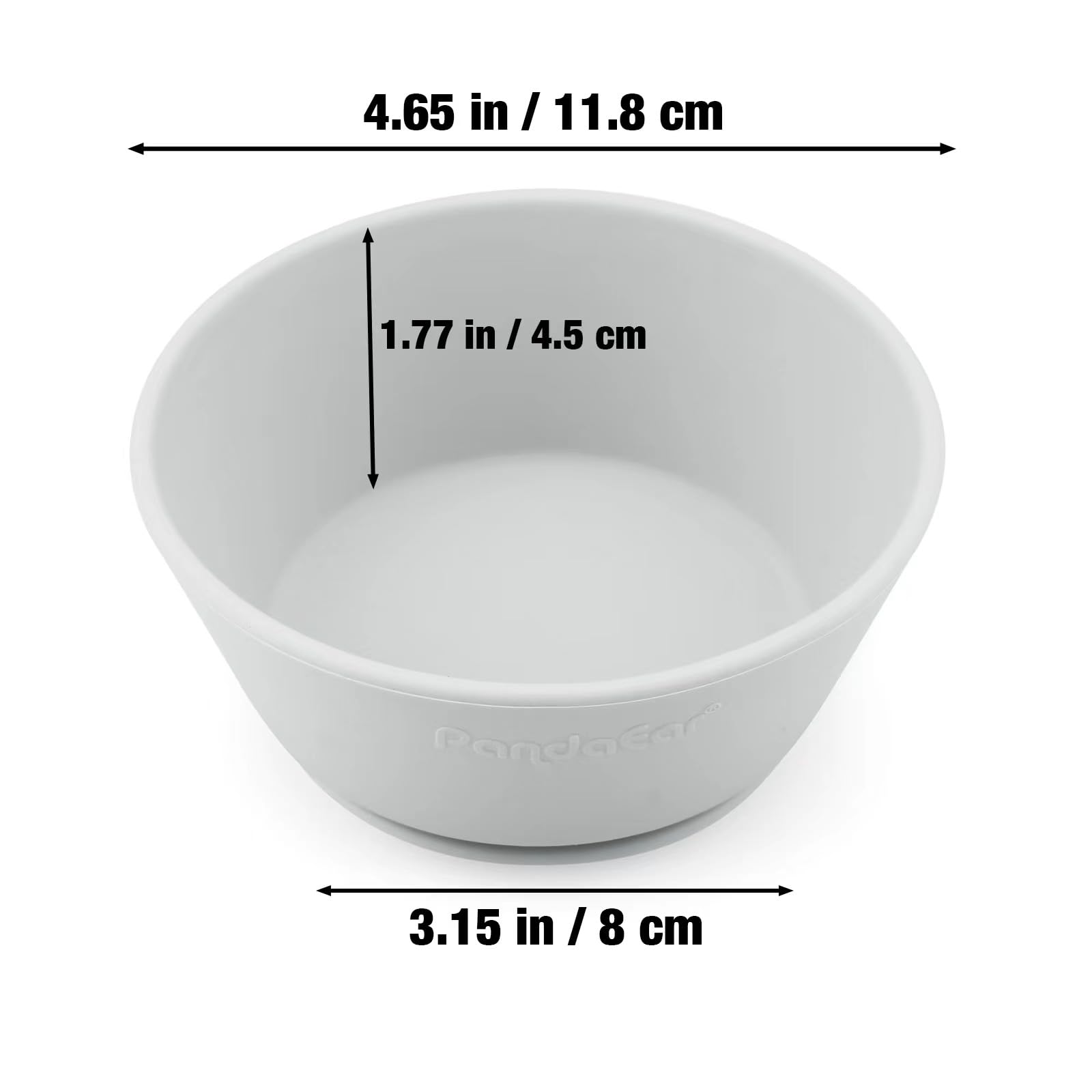 PandaEar baby feeding bowls stackable design