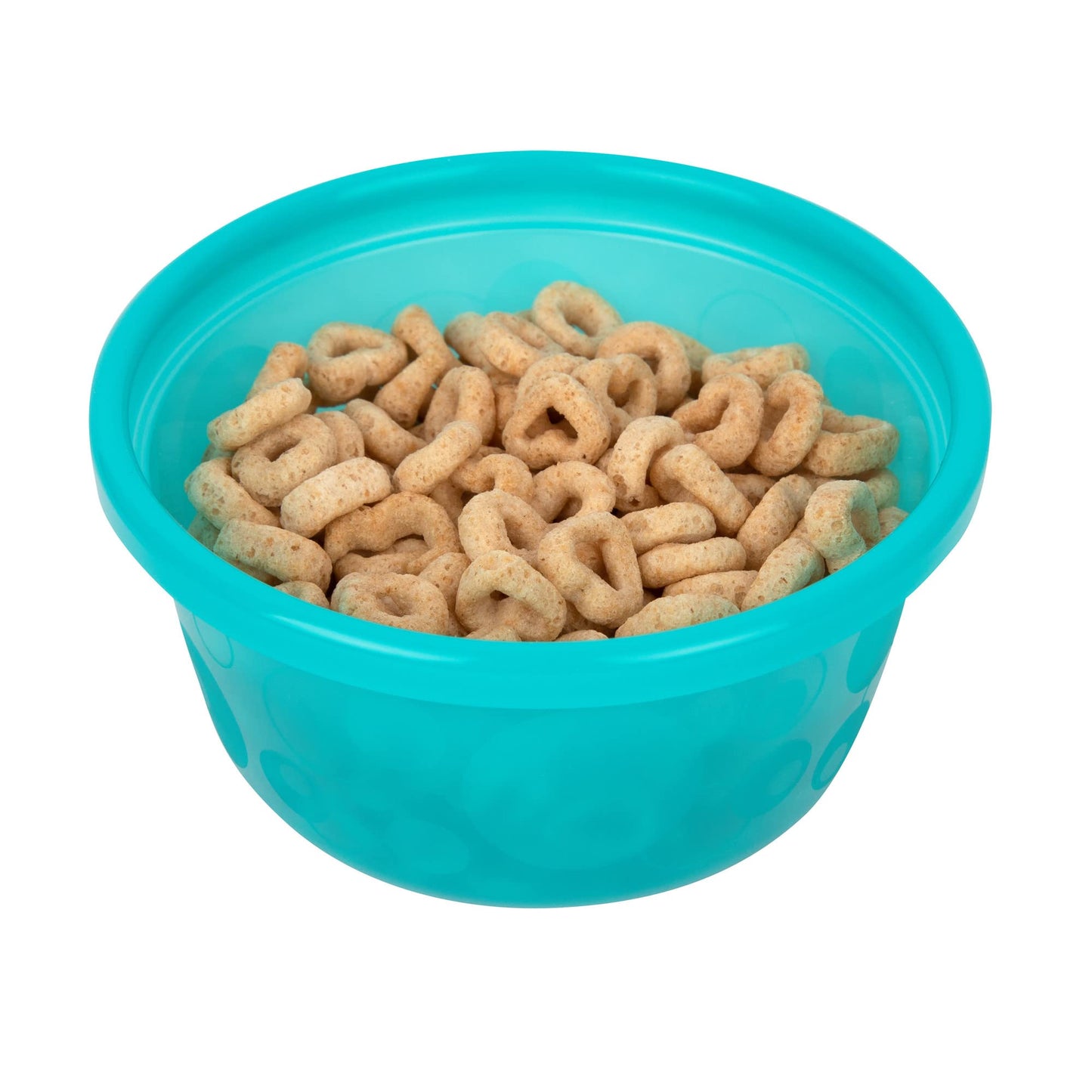 The First Years snack bowls with colorful snap-on lids