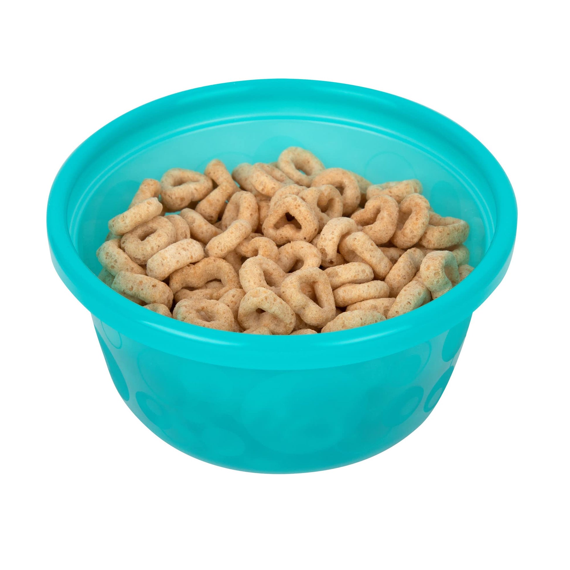 The First Years snack bowls with colorful snap-on lids