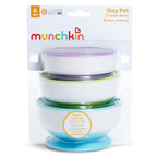 Munchkin 3 pack suction bowls packaging and contents