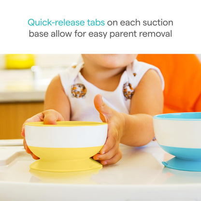 Multicolor Munchkin toddler feeding bowls set