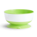 Close up view of Munchkin bowl quick release tab