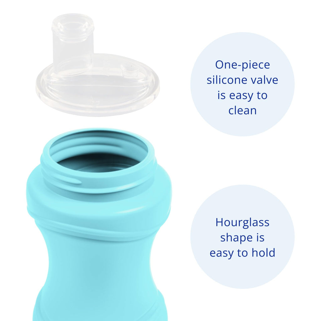 Re Play baby sippy cups showing hourglass shape