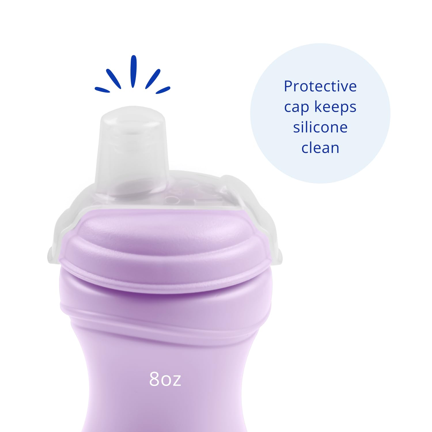 Medical grade silicone soft spout for Re Play toddler cup