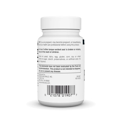 Source Naturals Vitamin B1 supplement bottle detailing ingredients and fat soluble benefits.