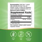 Nature's Way Vitamin B1 capsules poured out showing capsule texture.