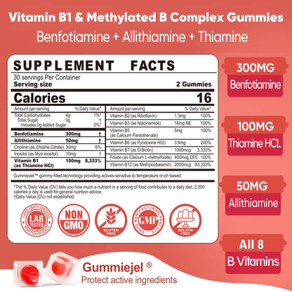 Lilicare Methylated Vitamin B Complex liquid filled peach gummies texture close up