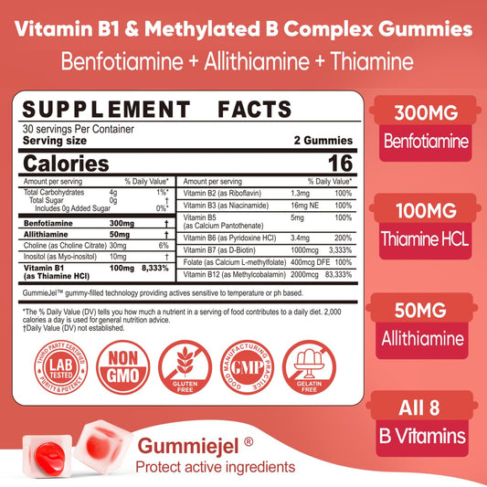 Lilicare Methylated Vitamin B Complex liquid filled peach gummies texture close up