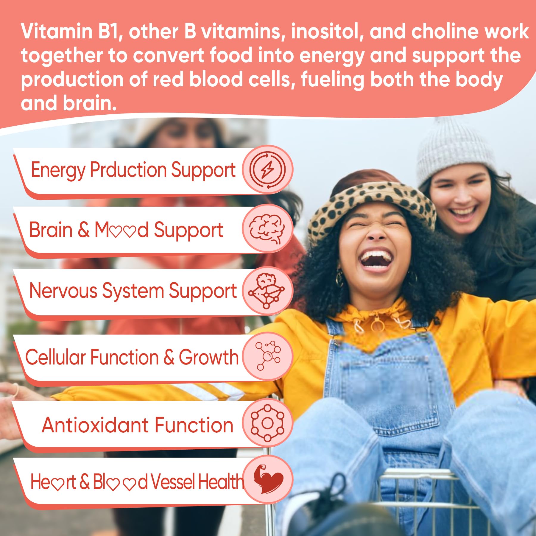 Lilicare Vitamin B12 and L-methylfolate methylated gummies container side view