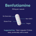Bestvite Benfotiamine vegetarian capsules macro view