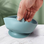Baby feeding bowls inside dishwasher setup