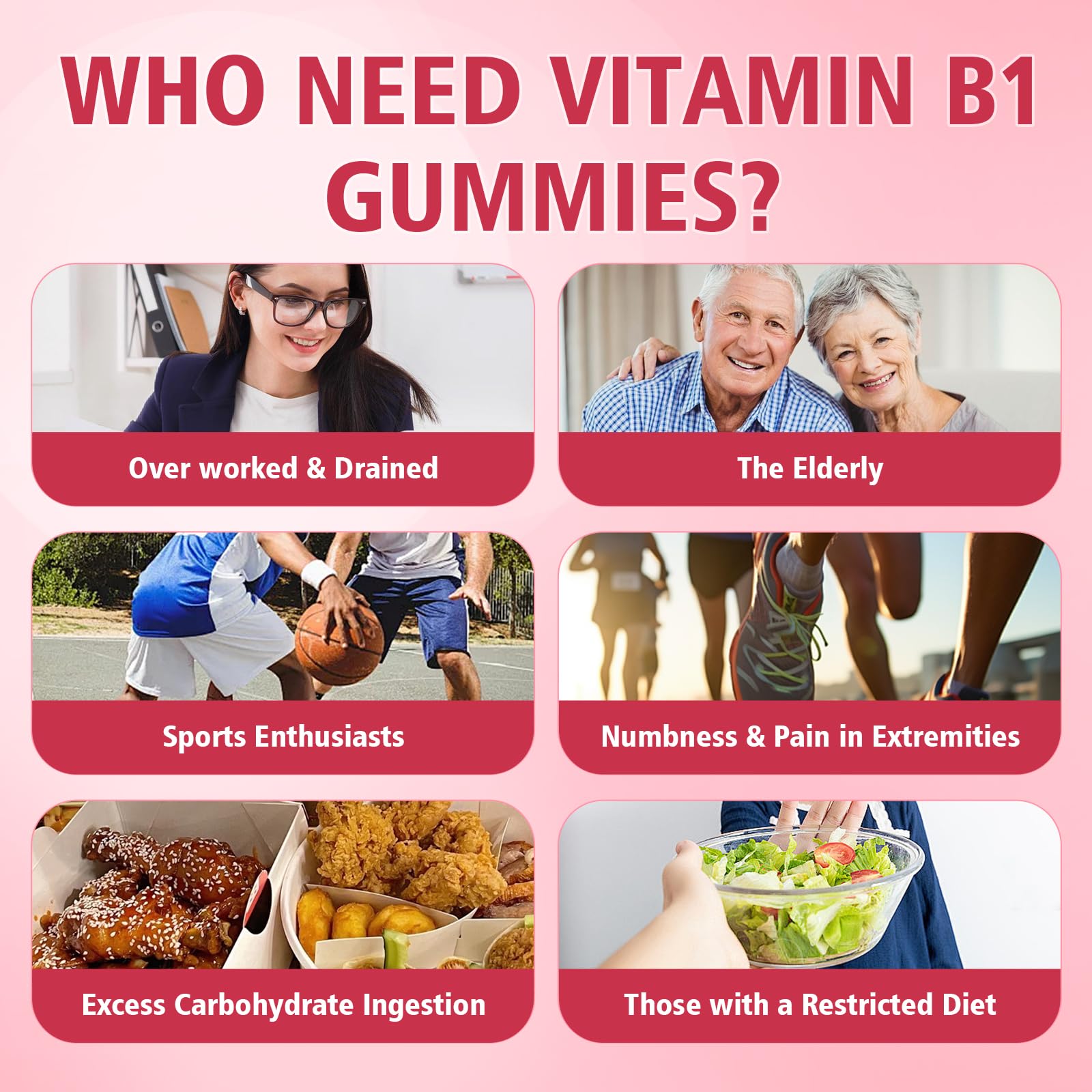 Authentic Yuulai Vitamin B1 and magnesium gummies container showing nutritional facts for nervous system.
