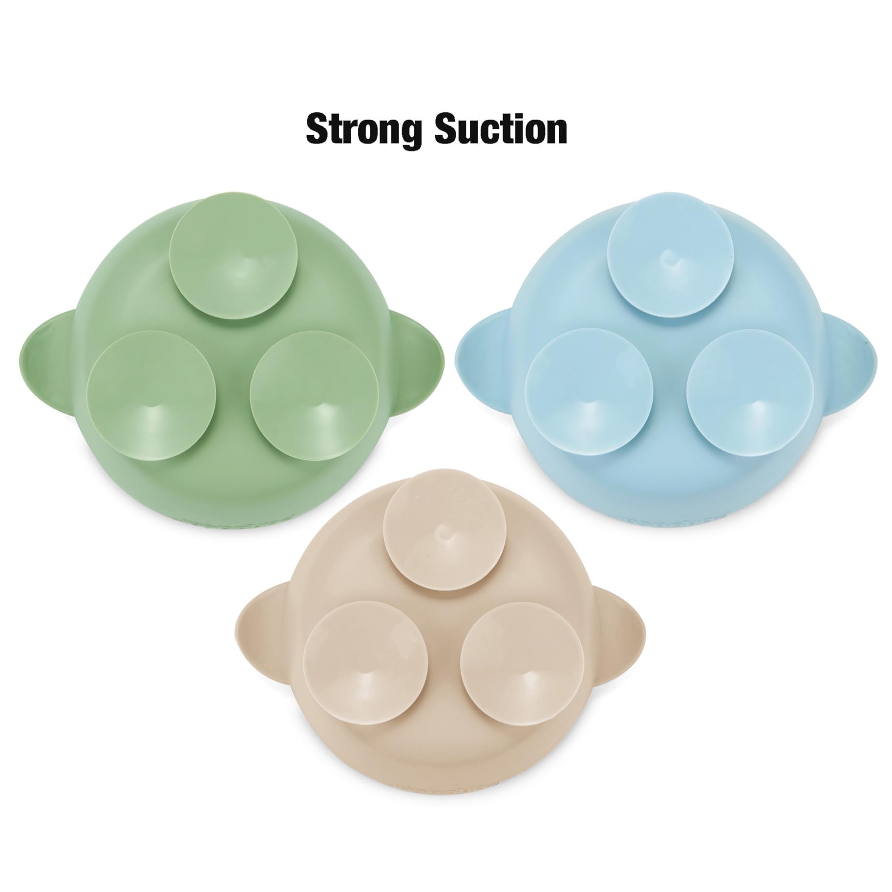 PandaEar shatterproof kids bowl set for infants and toddlers