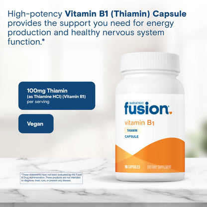 Bariatric Fusion sleeve gastrectomy dietary support capsule product storage directions