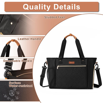 Babeyer large capacity travel bag showing the included portable waterproof changing mat