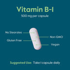 Bestvite Vitamin B1 Thiamin bottle seal and cap safety packaging view