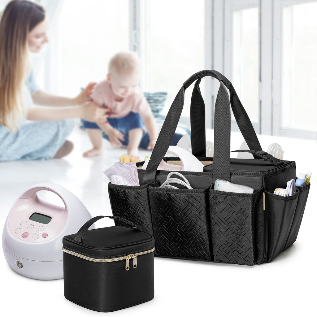 Fasrom insulated bottle cooler bag holding baby bottles for fresh breast milk storage