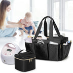 Fasrom insulated bottle cooler bag holding baby bottles for fresh breast milk storage