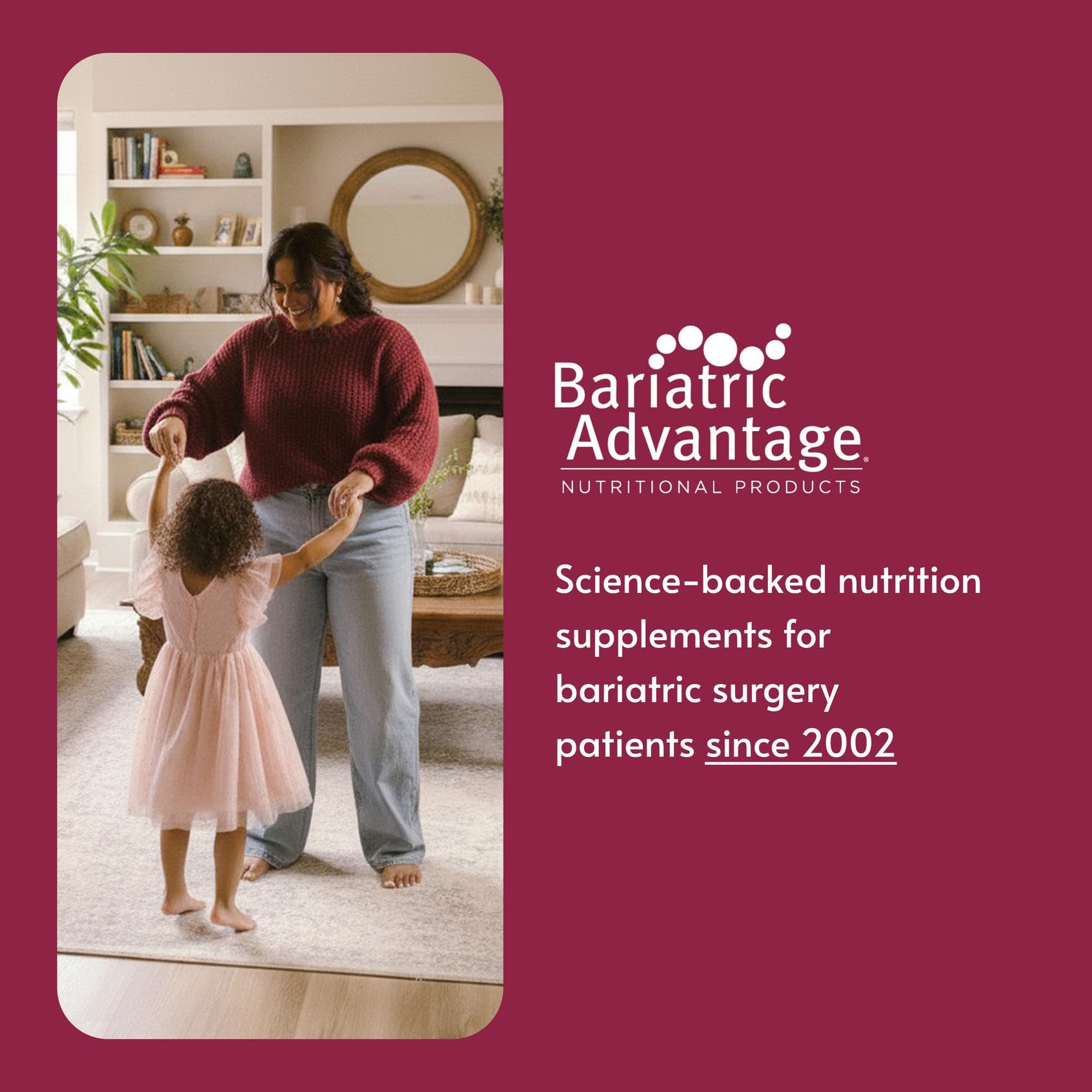 Rudra Retails authentic Bariatric Advantage thiamine capsules nutritional supplement bottle