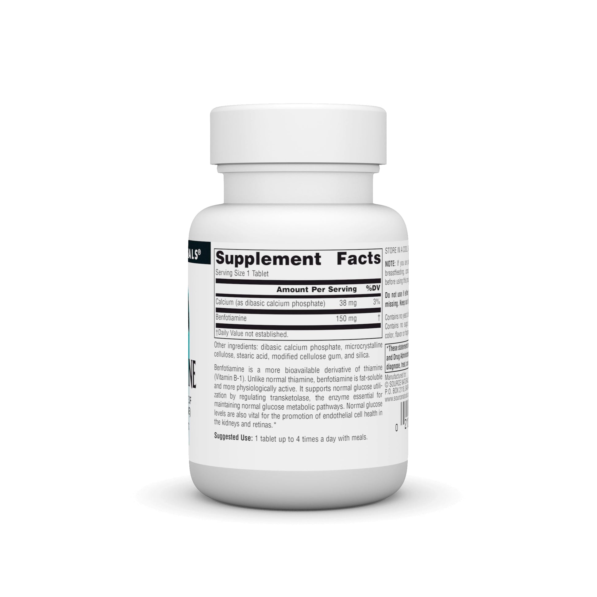 Authentic USA imported benfotiamine 150 mg tablets for nerve health