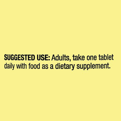 Spring Valley Thiamine 250 Milligrams daily nutritional facts panel
