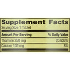 Spring Valley Vitamin B1 Thiamine supplement bottle featuring 100 count seal