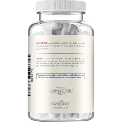 Clear Formulas High Absorption Vitamin B1 180 veggie caps supplement facts panel showing ingredient dosage