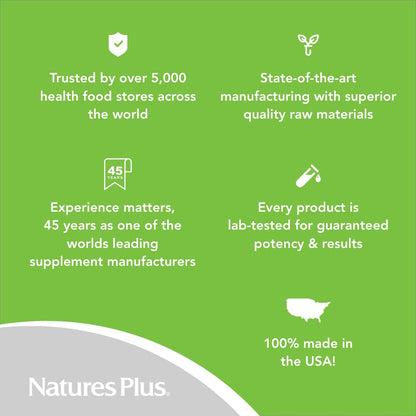 NaturesPlus Vitamin B1 300 Milligrams allergen free supplement storage bottle