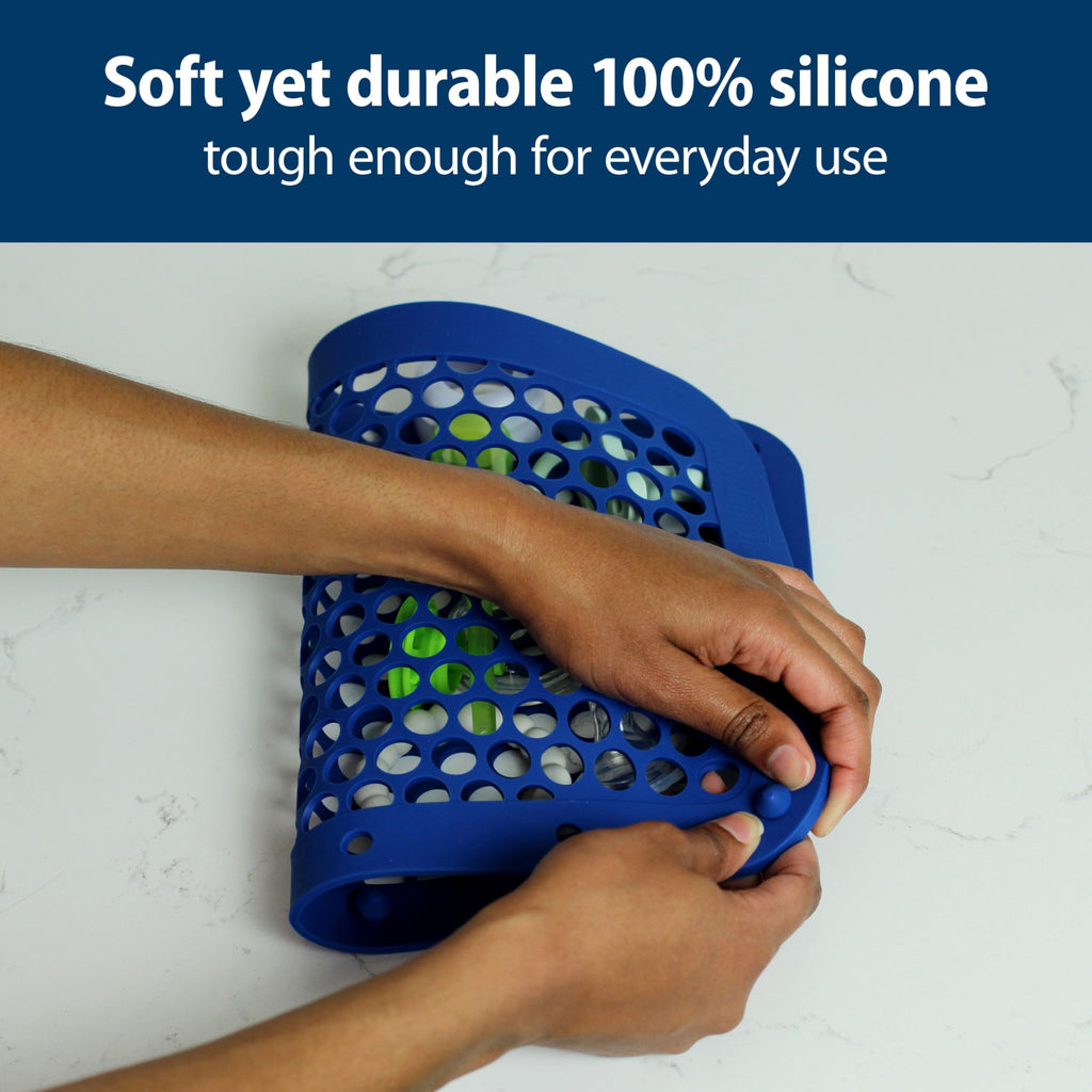 USA imported Dr. Brown's non-toxic baby bottle small parts organizer bag packaging view.