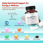 Peakpury nerve health vitamin capsules container side angle
