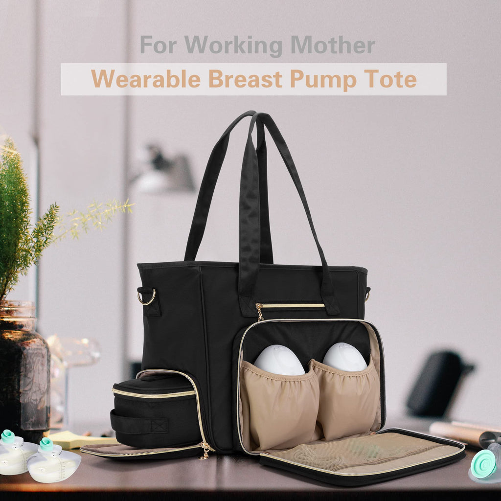 BAFASO commuter bag details highlighting sturdy top handles and the adjustable padded shoulder strap installation.