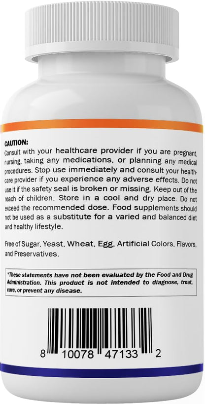 Vitamatic brand allergen-free Vitamin B1 Thiamine 100mg high potency tablets display.