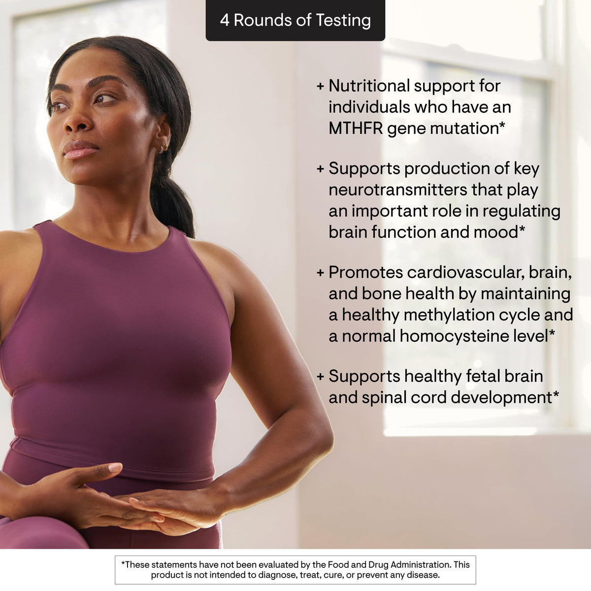 Thorne premium pre-methylated B9 supplement for brain health