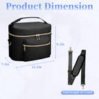 GDNasist portable nursing bag back view highlighting the quick access slip pocket.