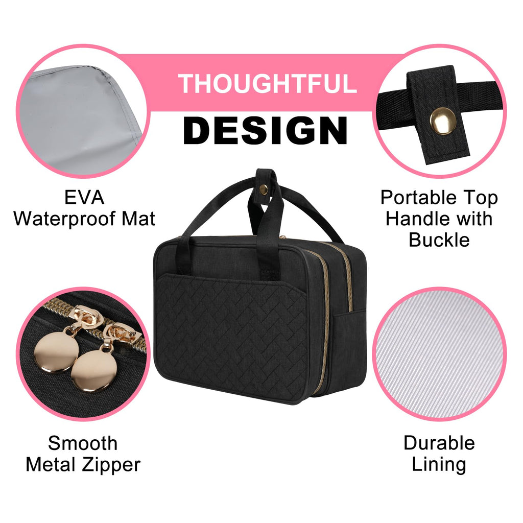 Phoebus Baby premium polyester travel pump bag showing reinforced top handle design