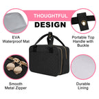 Phoebus Baby premium polyester travel pump bag showing reinforced top handle design