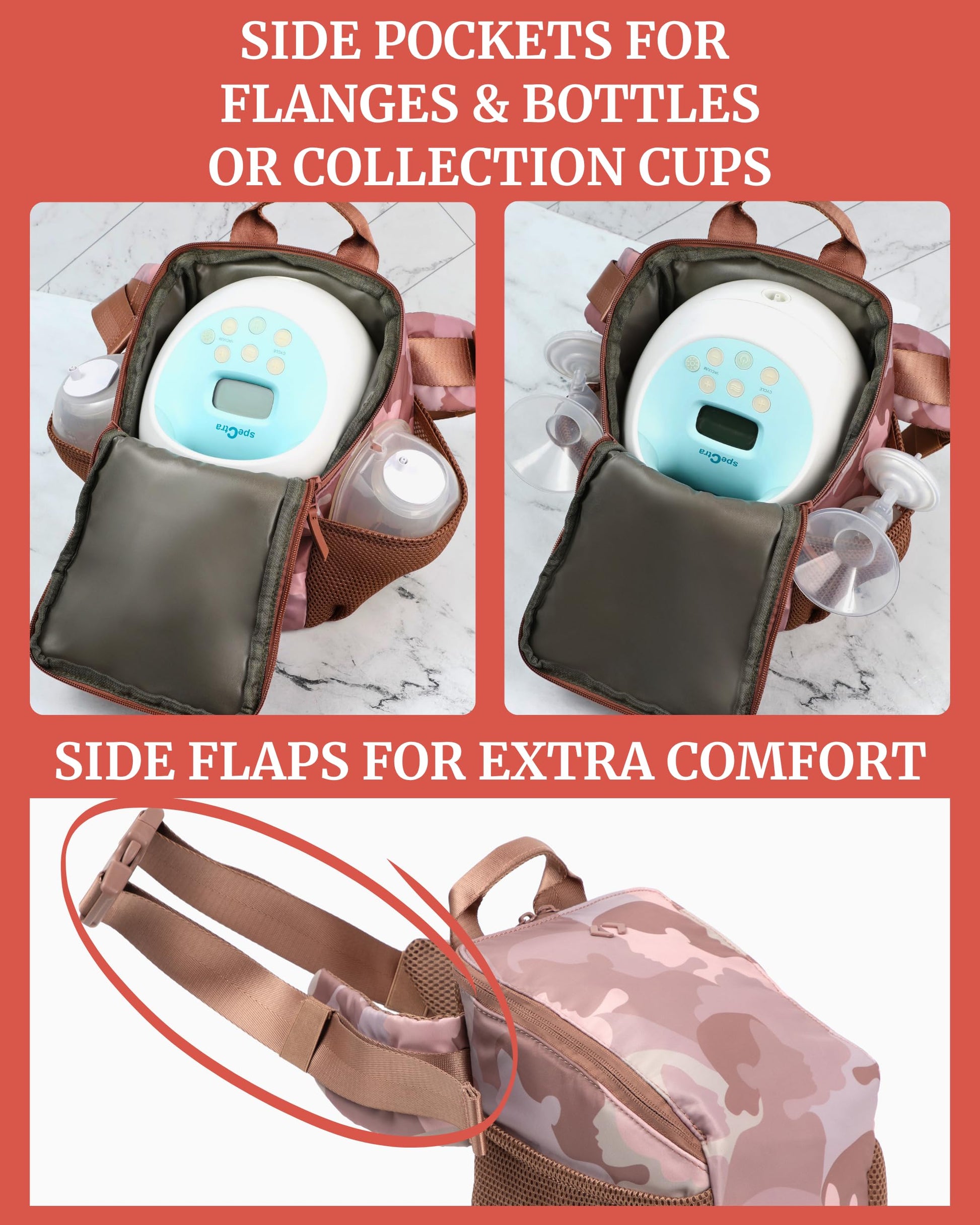 Premium water resistant nylon material texture of the Idaho Jones wearable pump pack.