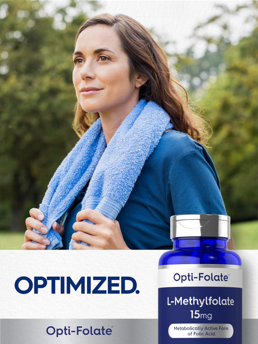 Carlyle maximum potency L Methylfolate 120 quick release capsules size demonstration