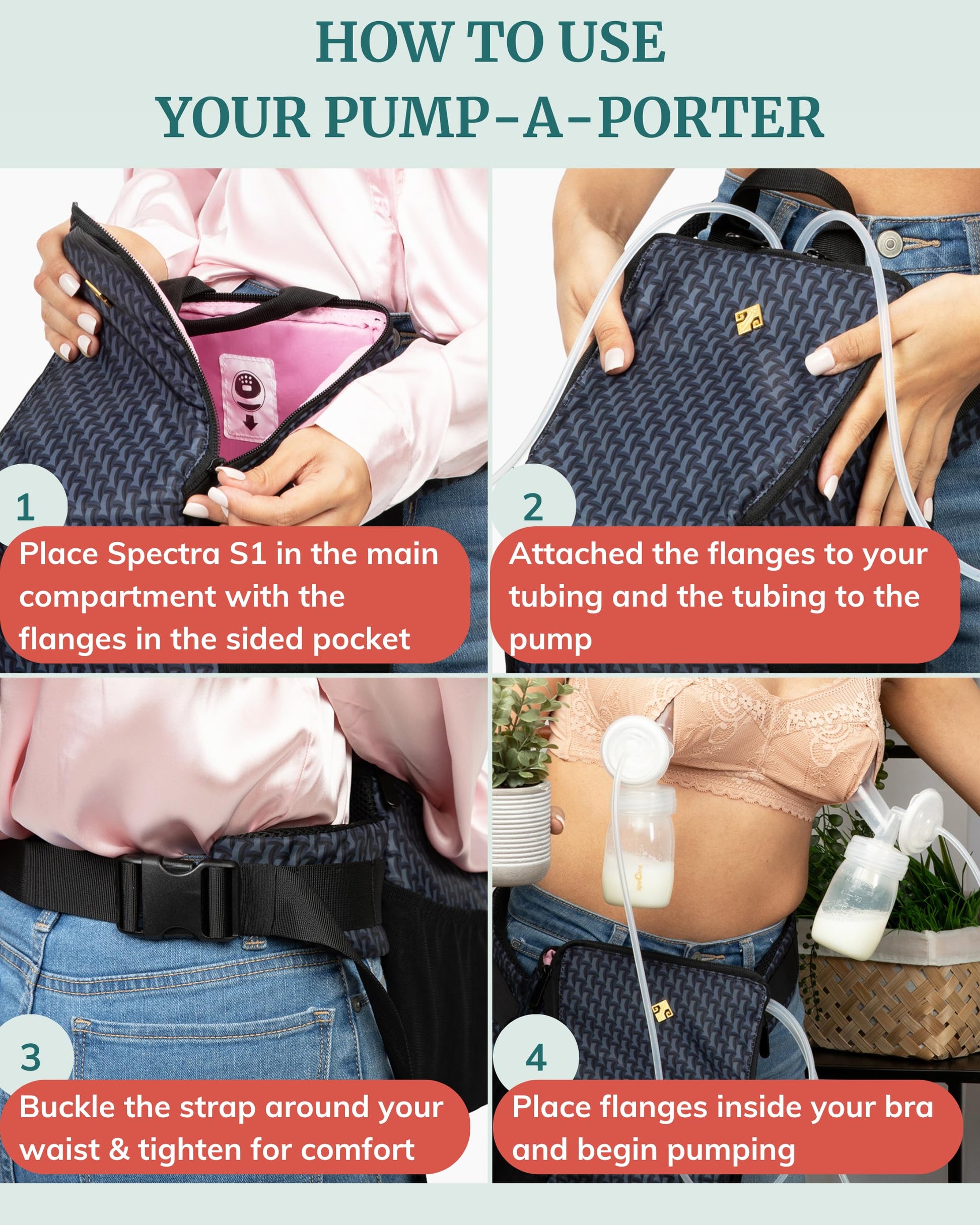 Authentic Idaho Jones brand packaging for the hands free travel pumping bag.