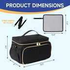 Phoebus Baby breast pump bag open main compartment showcasing adjustable dividers with Spectra pump inside