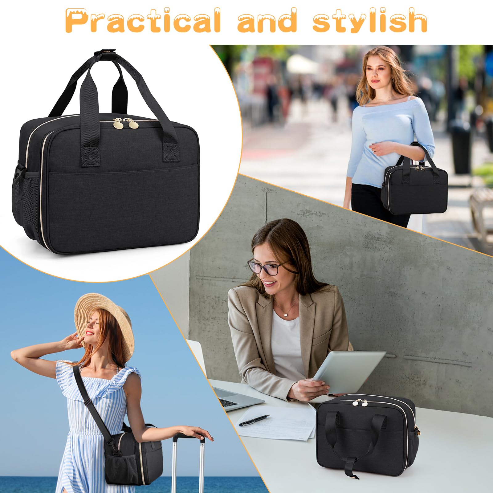OCKLILY water resistant maternal storage bag side view
