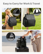 VEVOR multi compartment storage backpack highlighting thirteen organizer pockets