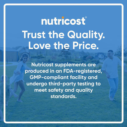 Nutricost 120 veggie capsules bottle of premium active USA imported dietary folate